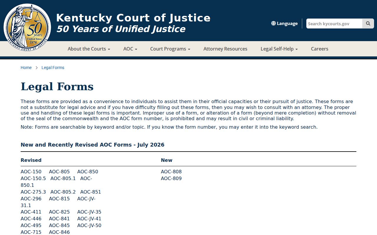 Kenton County criminal court case Kentucky legal forms